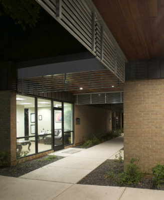 Twelve Oaks Outside Office by Link Architecture